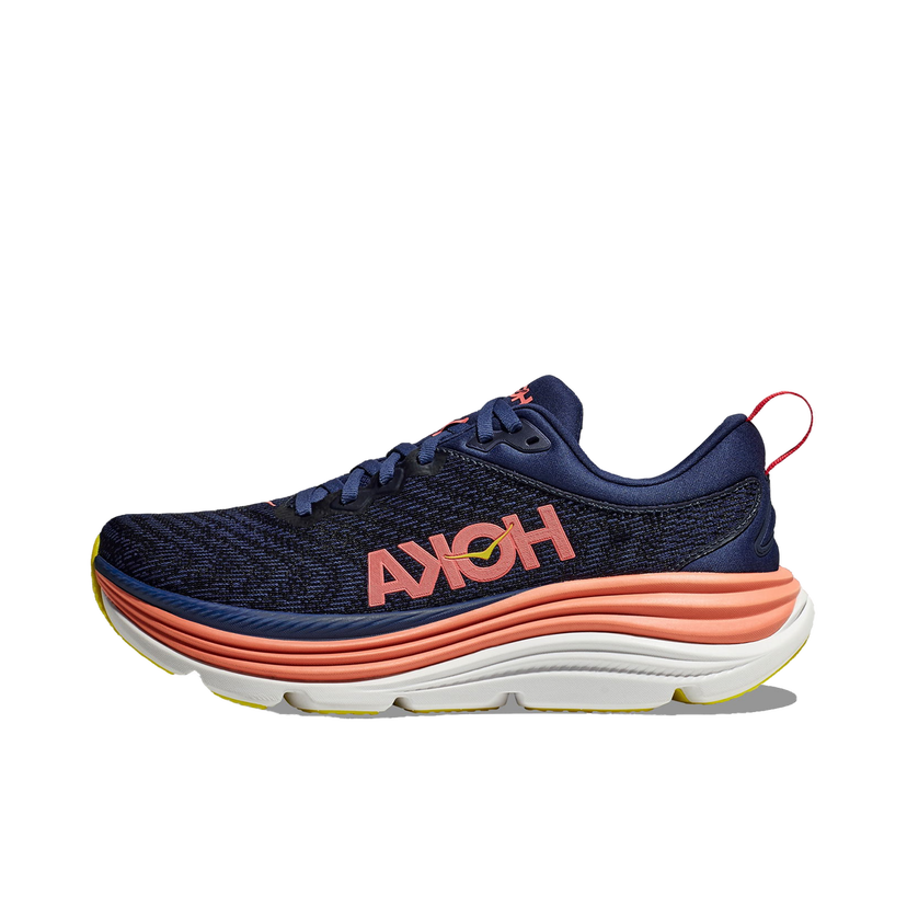 Bežecké topánky Hoka One One Gaviota 5 Evening Sky Coral (Women's) Čierna | 1134235-EVN