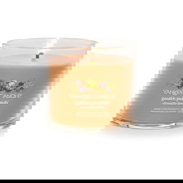 Sviečka Yankee Candle Signature Tumbler Small Golden Pumpkin Oranžová | 43507, 2