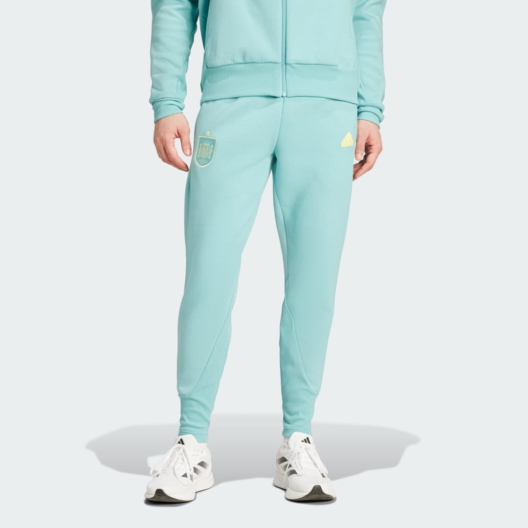Tepláky adidas Performance Spain Travel Tracksuit Bottoms Tyrkysová | IU2134, 0