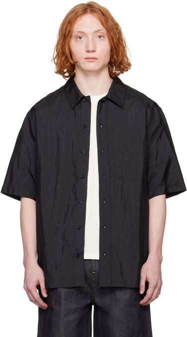 Košeľa Jil Sander Jil Sander Canvas Short Sleeve Shirt Čierna | J47DL0165_J70003, 0