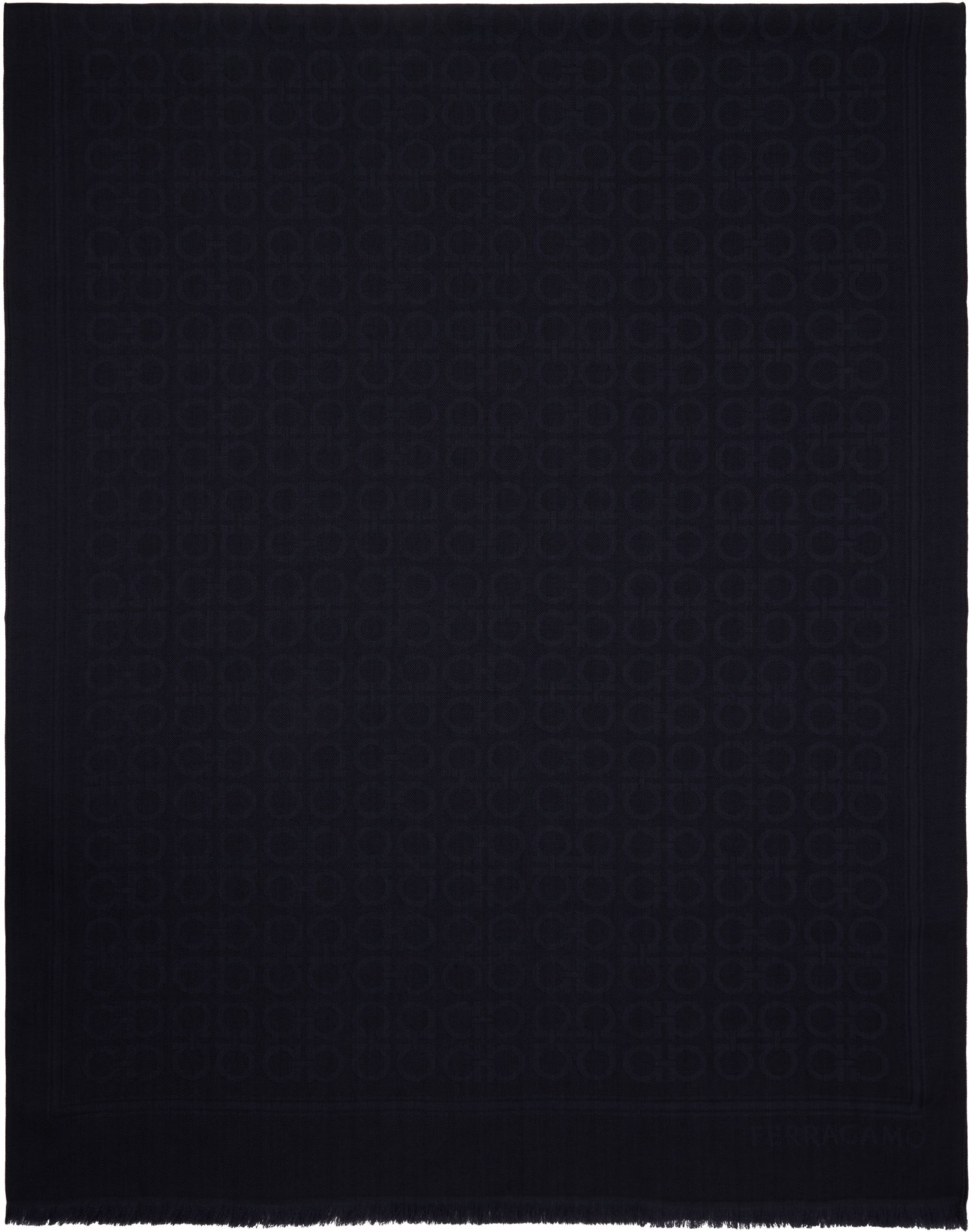 Šál FERRAGAMO Gancini Stole Scarf Navy | 785252, 0