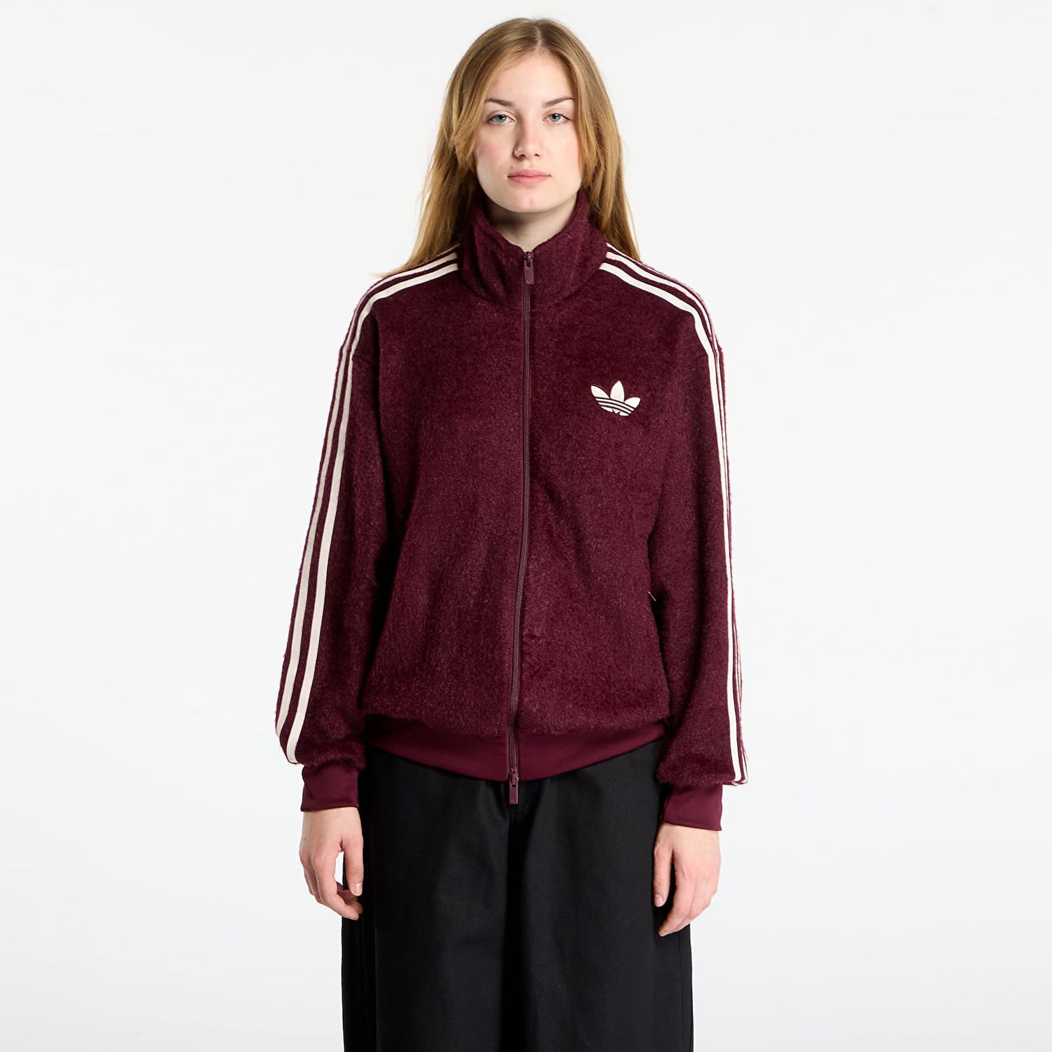 Mikina adidas Originals Mohair Fb Tt Sweatshirt Vínová | KS0428, 0