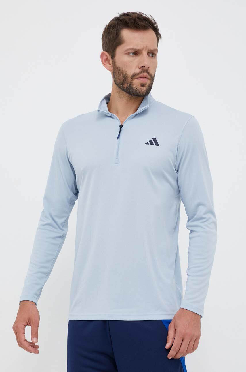 Mikina adidas Performance Train Essentials Seasonal Training 1/4-Zip Sweat Modrá | IJ9620, 0