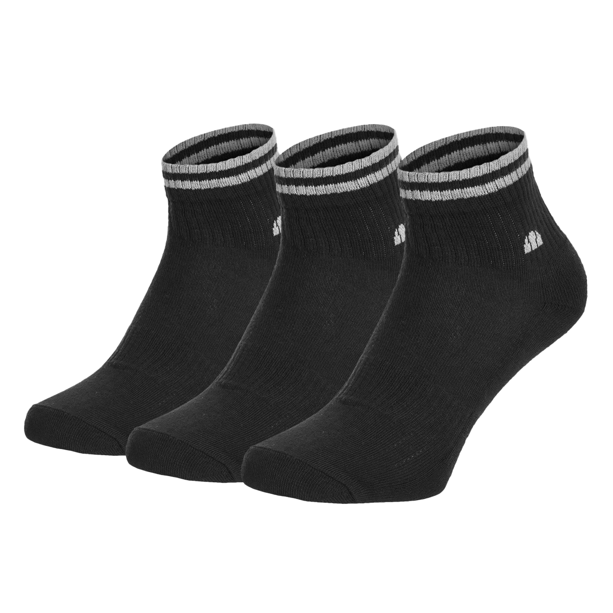 Ponožky Ellesse Super Striped Cuff Ankle Socks 3 Pack Čierna | ELS241101-01, 0