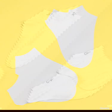 Ponožky CALVIN KLEIN Flat Knit Liner 2Pack Biela | 701218772 002, 0