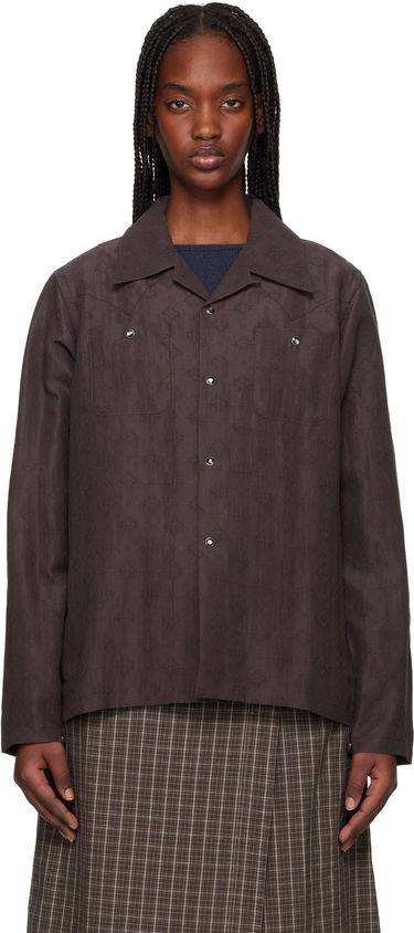 Košeľa Needles Needles Cowboy One-Up Shirt Hnedá | QV254, 0