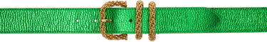 Opasok BY FAR BY FAR Katina Leather Belt Zelené | 21FWKTNCNMEG, 0