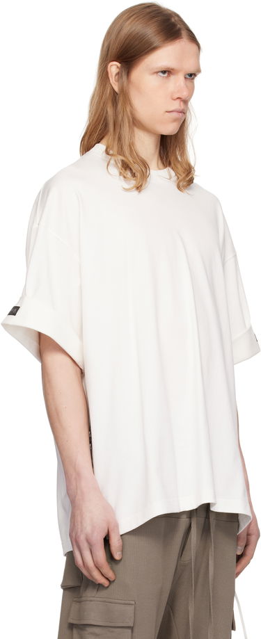 Tričko Mastermind WORLD Mastermind World Boxy Roll Sleeve T-Shirt Biela | MW25S14-TS035-022, 1