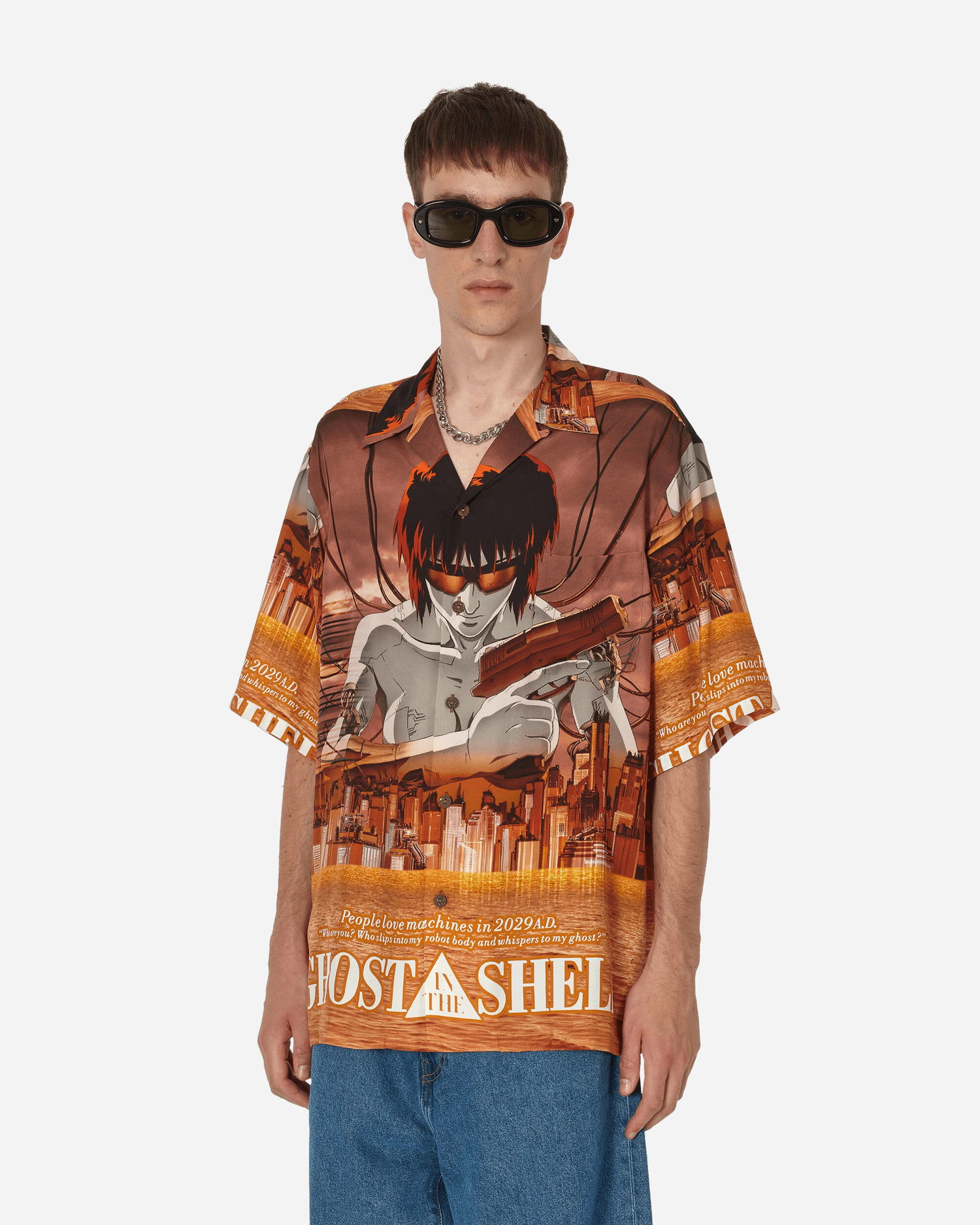Košeľa WACKO MARIA Ghost In The Shell Hawaiian Shirt Rôznofarebný | GITS-WM-HI01 1, 0
