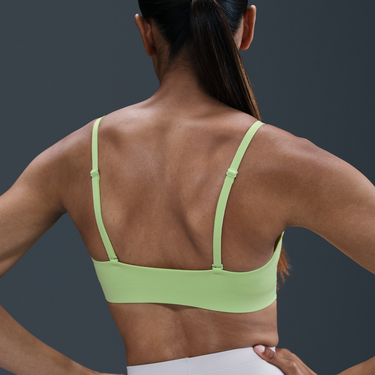 Podprsenka Nike Nike Form Light-Support Unpadded Triangle Sports Bra Žltá | HQ7003-701, 3