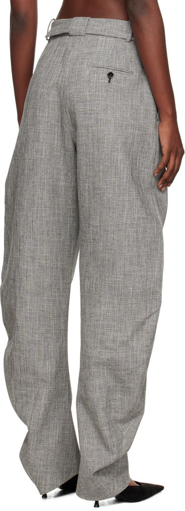 Nohavice LANVIN Lanvin Barrel Leg Trousers Šedá | RW-TR0123-5293-E25, 2