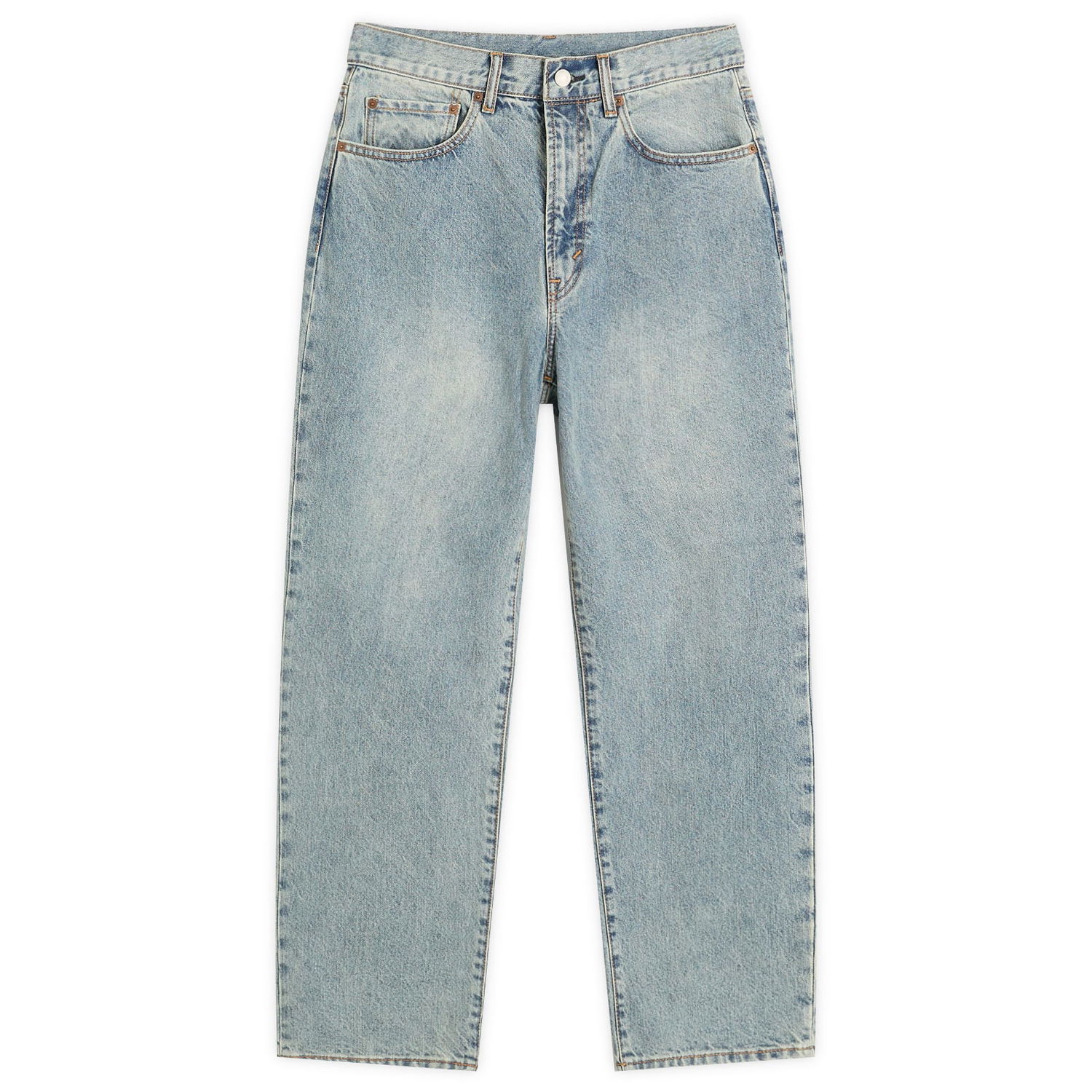 Džínsy thisisneverthat thisisneverthat Regular Jeans, Size Small Modrá | TNCO0DPA5P01-BLU, 1