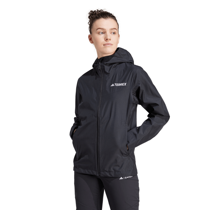 Bunda adidas Originals Terrex Multi-Purpose 2.5-Layer Rain Jacket Čierna | IP1513