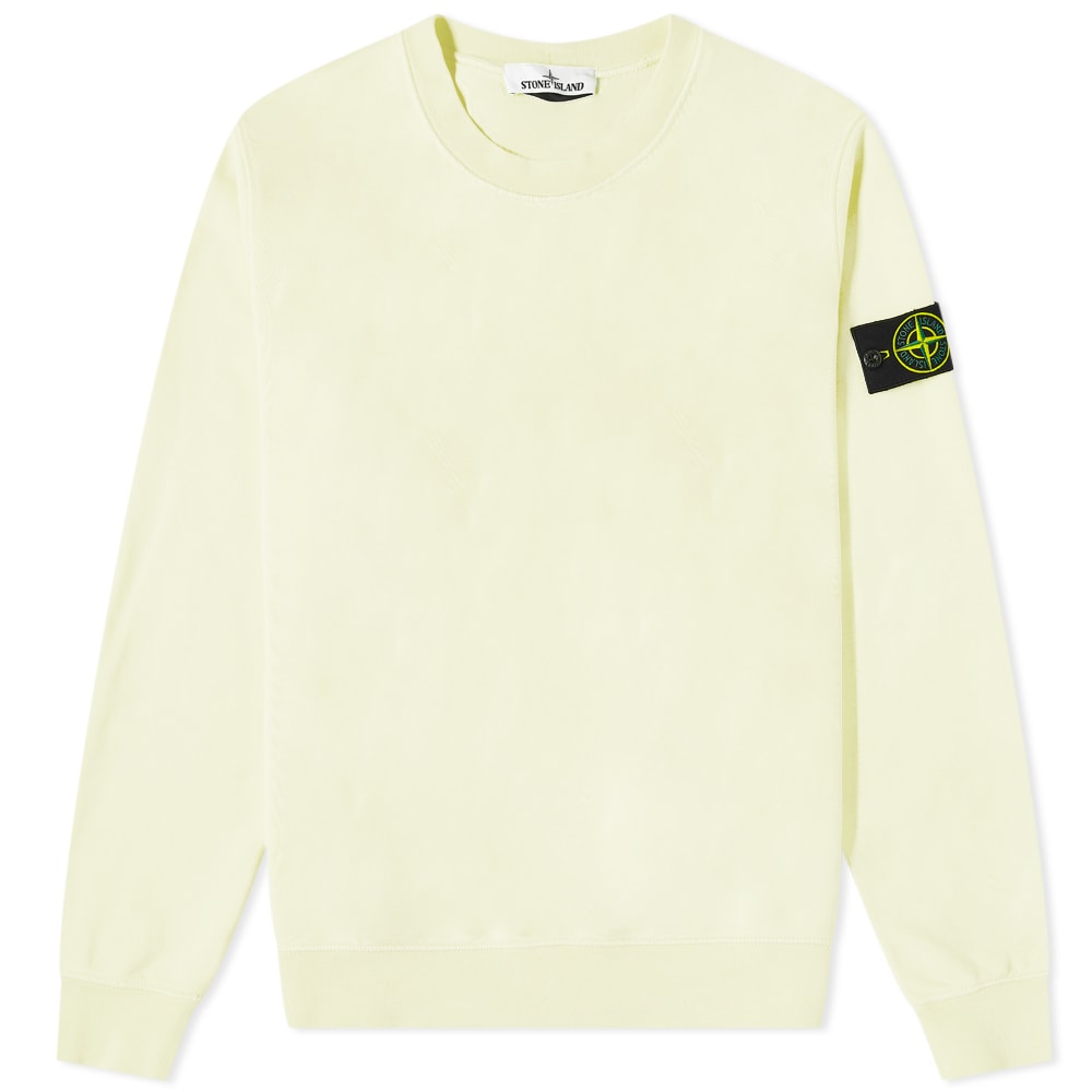 Mikina Stone Island Garment Dyed Crew Sweat Žltá | 741563051-V0031, 0
