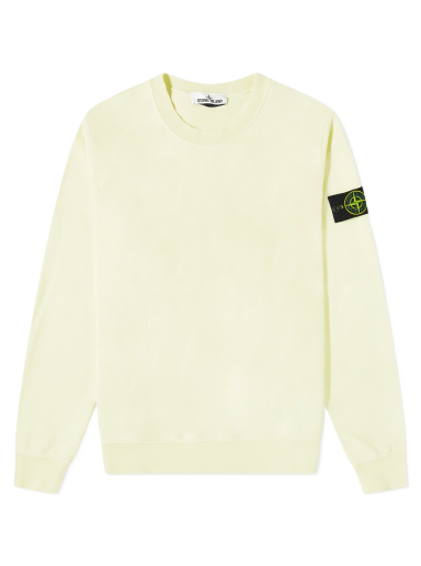 Mikina Stone Island Garment Dyed Crew Sweat Žltá | 741563051-V0031
