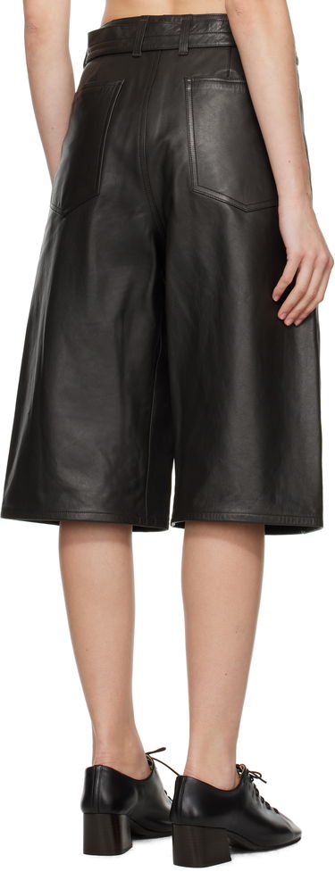 Šortky LEMAIRE Lemaire Bermuda Leather Shorts Čierna | PA1141 LL0095, 2