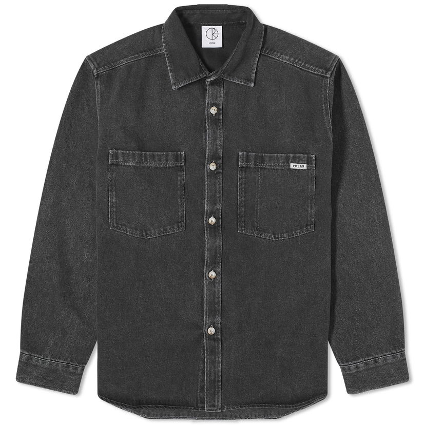 Košeľa Polar Skate Co. Mitchell Denim Shirt Šedá | PSC-B-W23-15