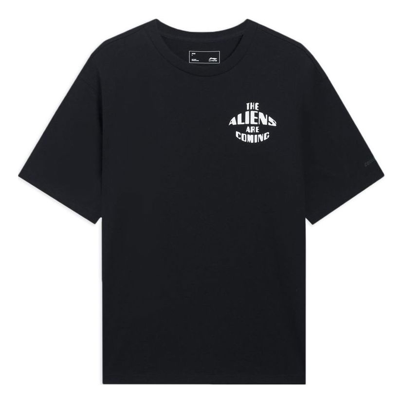 Tričko Li-Ning The Aliens Are Coming Graphic T-Shirt Čierna | AHSSC39-1