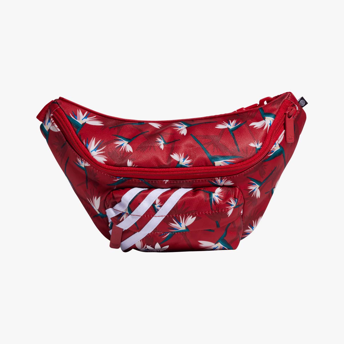 Ľadvinka adidas Originals Floral Print Waist Bag Červená | HK0292, 1