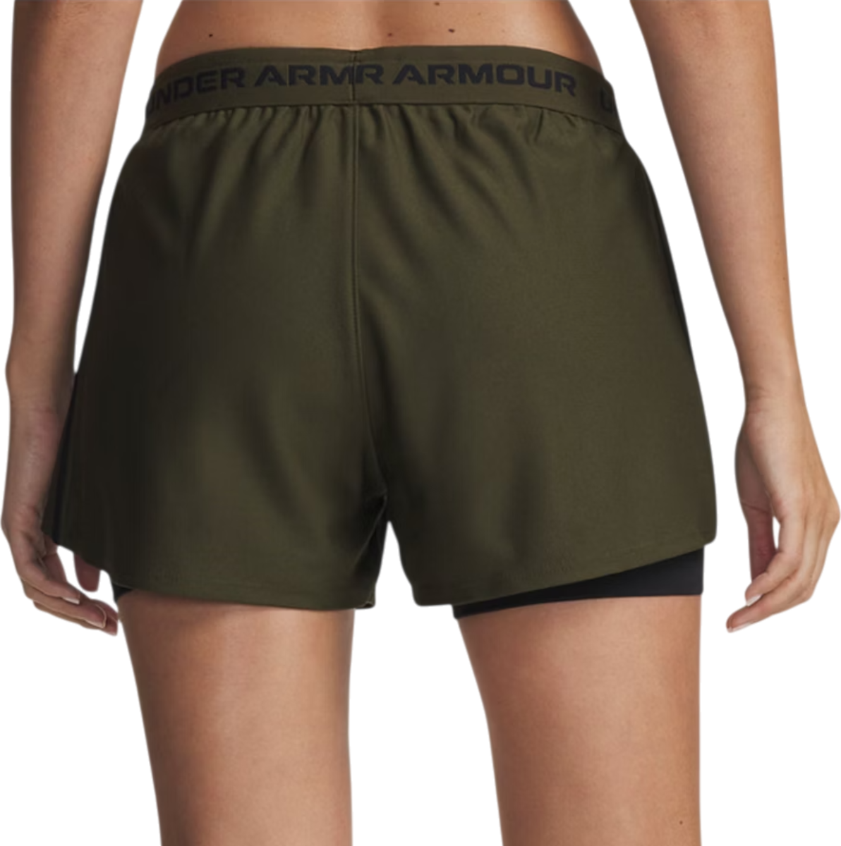 Šortky Under Armour Under Armour Tech Play Up 2-in-1 Training Shorts Zelené | 1389895-308, 1