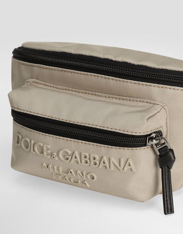 Ľadvinka Dolce & Gabbana Dolce & Gabbana Nylon Belt Bag With Logo Béžová | EM0103AB12480009, 3