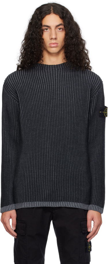 Sveter Stone Island Vanisé Full Rib RWS Wool Sweater by Stone Island Čierna | 8115532C1, 0