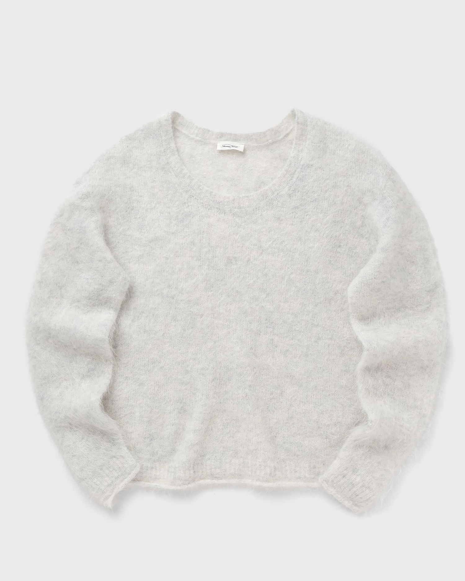 Sveter American Vintage NUNY PULLOVER Grey Sweater Šedá | NUN18CH24-POLAIRE-CHINE, 0