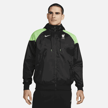 Bunda Nike Liverpool FC Sport Essentials Windrunner Jacket Čierna | FD8374-010, 2