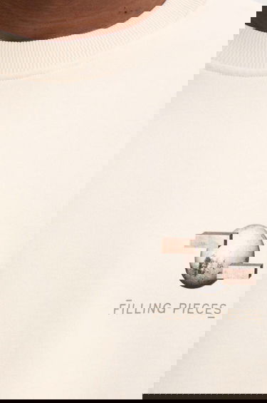Mikina Filling Pieces Filling Pieces Printed Sweatshirt Béžová | 74514089936, 7