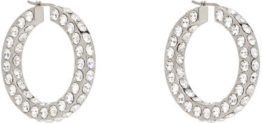 Náušnice Amina Muaddi Muaddi Big Crystal Hoop Earrings Žltá | JAH HOOP BIG, 4