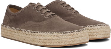 Oblečenie JW Anderson JW Anderson Lace-Front Platform Espadrilles Šedá | SE0031-LA0240, 3