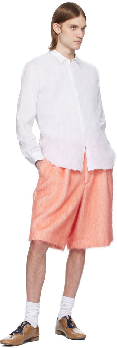 Košeľa Comme des Garçons Homme Plus Cotton Broad & Nylon Tulle Shirt Biela | PO-B025-051, 3