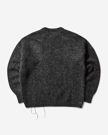 Sveter ROA Dropstitch Mohair Knit Crewneck Sweater Čierna | RBMW0522YA76 ANT0001, 2