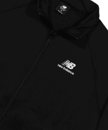 Bunda New Balance Uni-ssentials Track Jacket Čierna | UJ23500_BK, 2