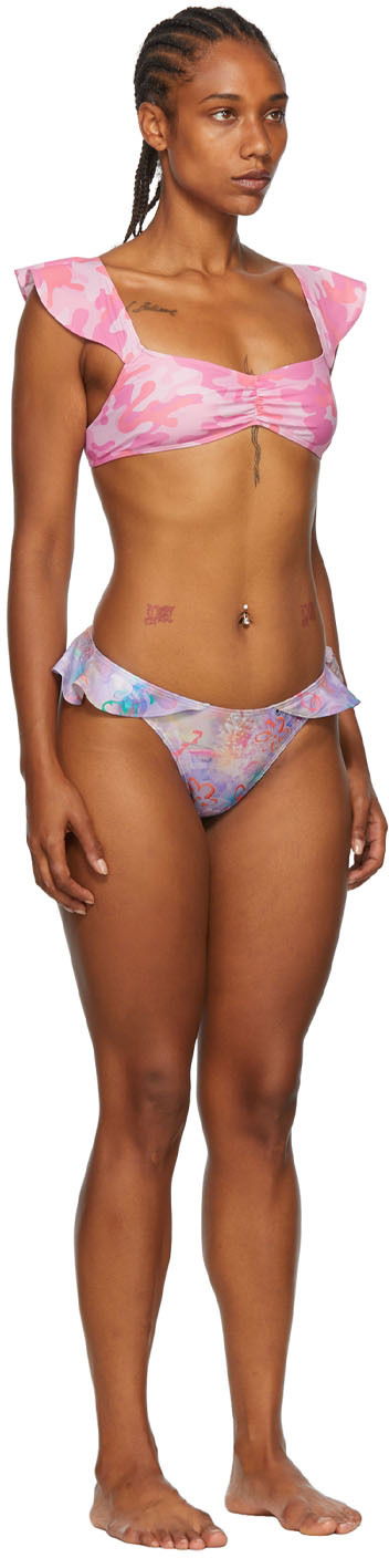 Plavky Collina Strada Collina Strada Recycled Nylon Bikini Ružová | XX2124, 1