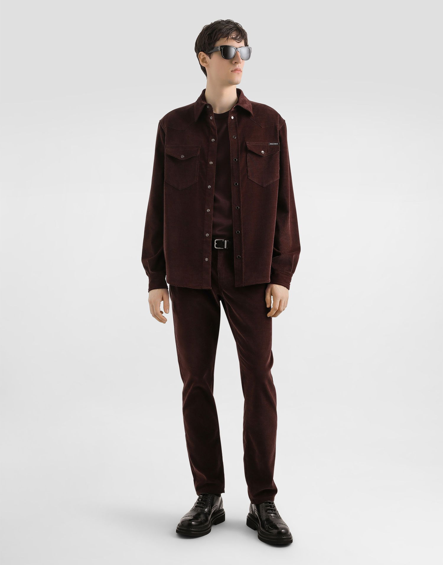 Nohavice Dolce & Gabbana Dolce & Gabbana Cotton And Cashmere Regular Fit Trousers Hnedá | GYJCCTGJ589R5515, 1