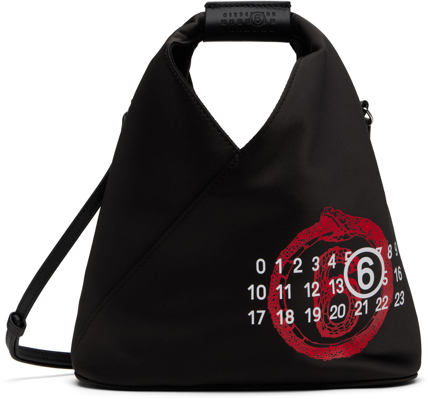 Kabelka Maison Margiela MM6 Maison Margiela 'Year of the Snake' Triangle Crossbody Bag Čierna | SB6WD0026 P7364, 0