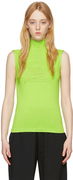 VTMNTS Viscose Sleeveless Turtleneck Top