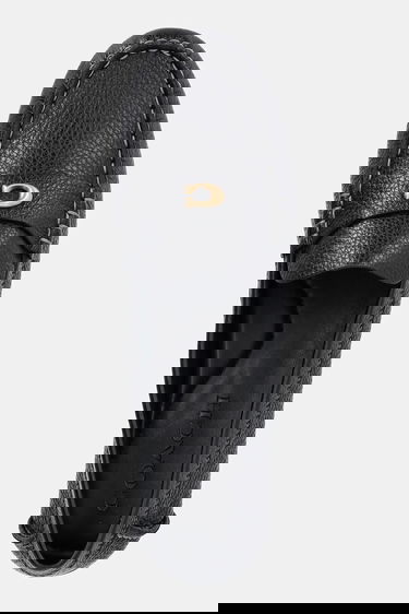 Tenisky a topánky Coach Leather Driver Flat Loafers Čierna | CAS66.BLK, 3