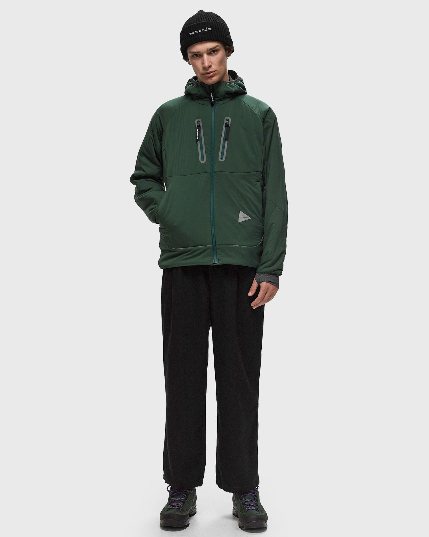 Mikina and wander Alpha AIR Hoodie Zelené | 5744231112-140, 1