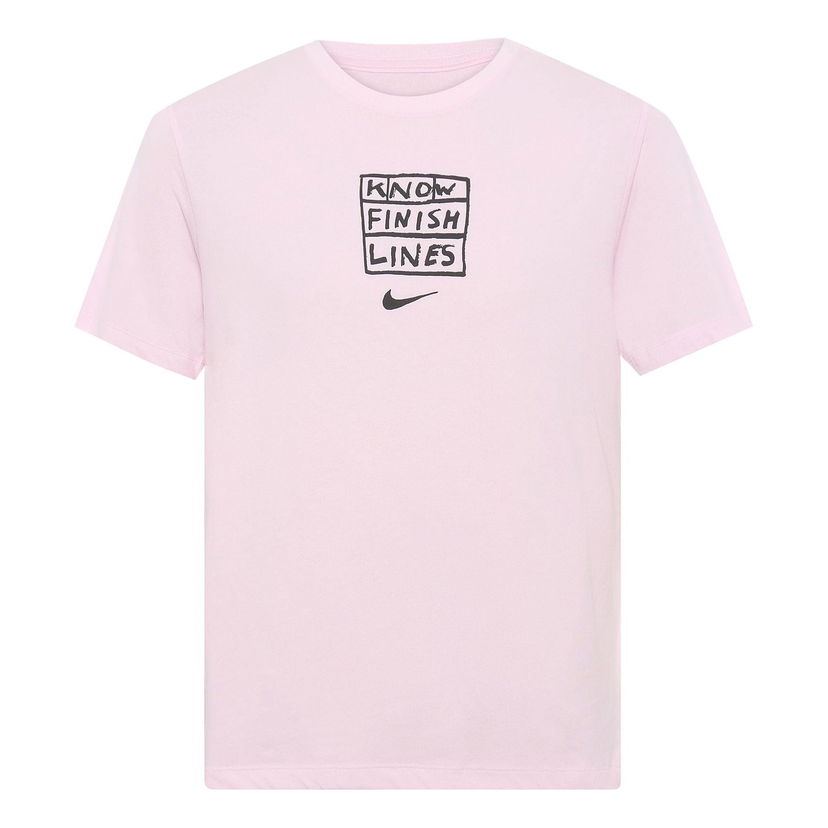 Tričko Nike Dri-Fit Graphic Short Sleeve T-Shirt Ružová | AO0630-663