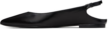 Doplnky BY FAR BY FAR Koyna Creased Calf Leather Ballerina Flats Čierna | MWFFC026CL034BK001PL, 2