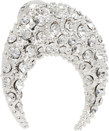 Spona Marine Serre Marine Serre Crystal Moon Stud Earring Metalická | UJW072A RMET0001, 1
