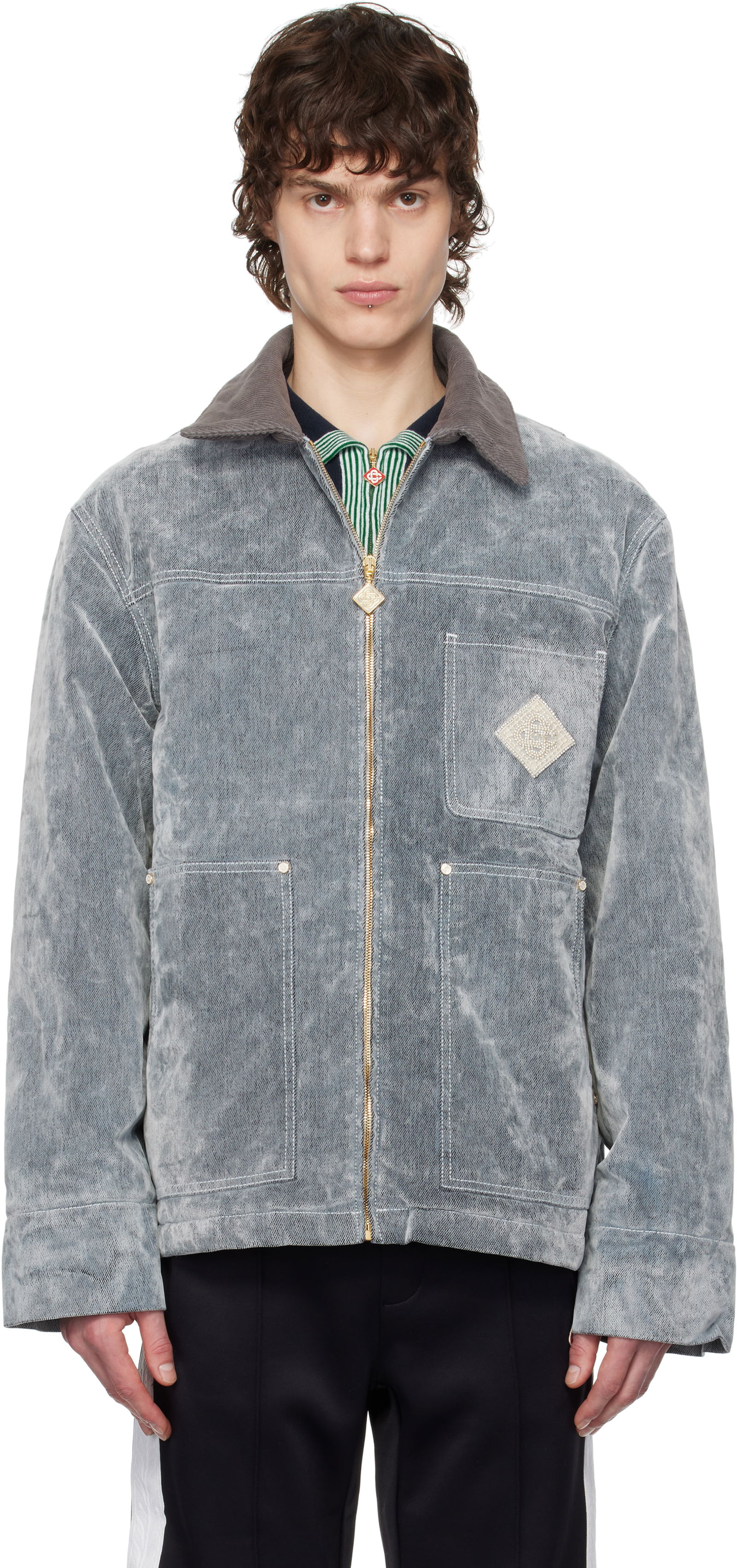 Casablanca Peach Texture Jacket