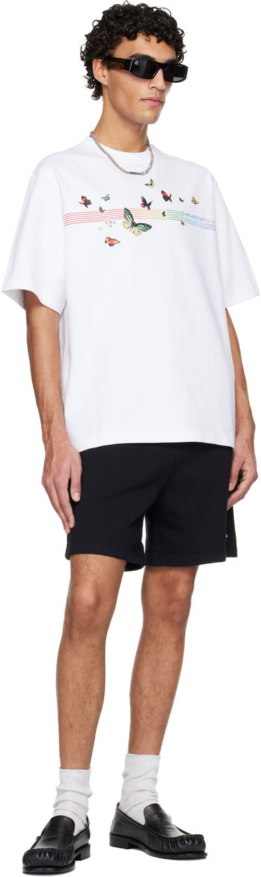 Tričko Casablanca Butterfly Oversized T-shirt Biela | M-SP26-JTS-044-01, 3