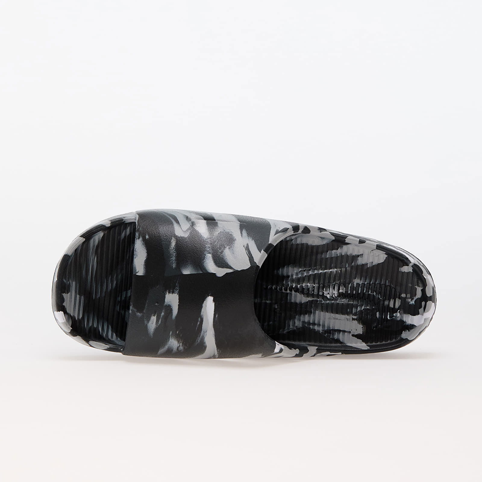 Calm Slide Marble Black Grey