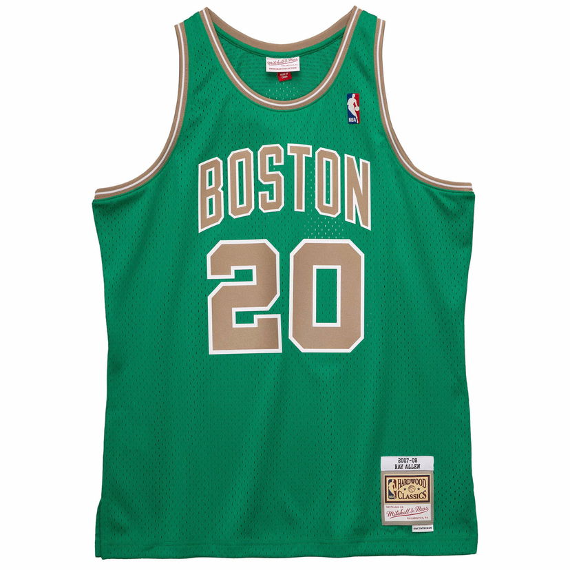 Dres Mitchell & Ness NBA Boston Celtics Ray Allen Swingman Jersey Zelené | SMJYGS20008-BCEKYGN07RAL