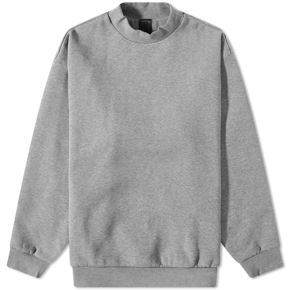 Mikina adidas Originals Basketball Heather Back Logo Crew Sweat Šedá | IP1689, 0