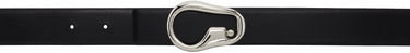 Opasok WOOYOUNGMI WOOYOUNGMI Ear Buckle Leather Belt Čierna | W243BE01, 0