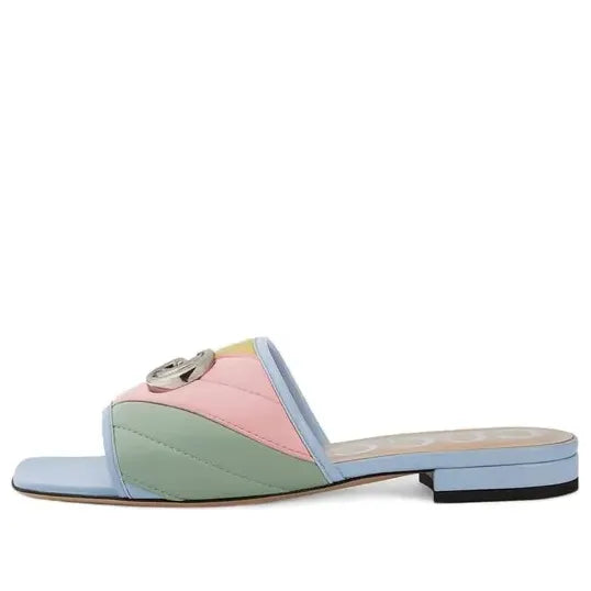 Tenisky a topánky Gucci Quilted Square Toe Slide Sandal Rôznofarebný | 629934-0CGB0-4970